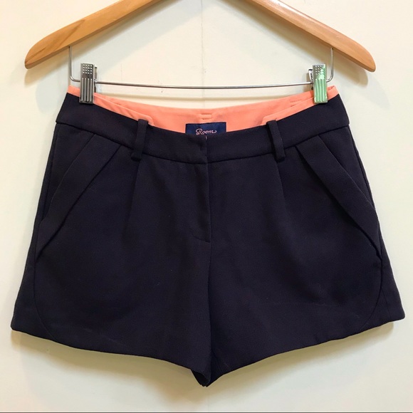 Roem Shorts Roem Navy Blue Dress Shorts M Poshmark